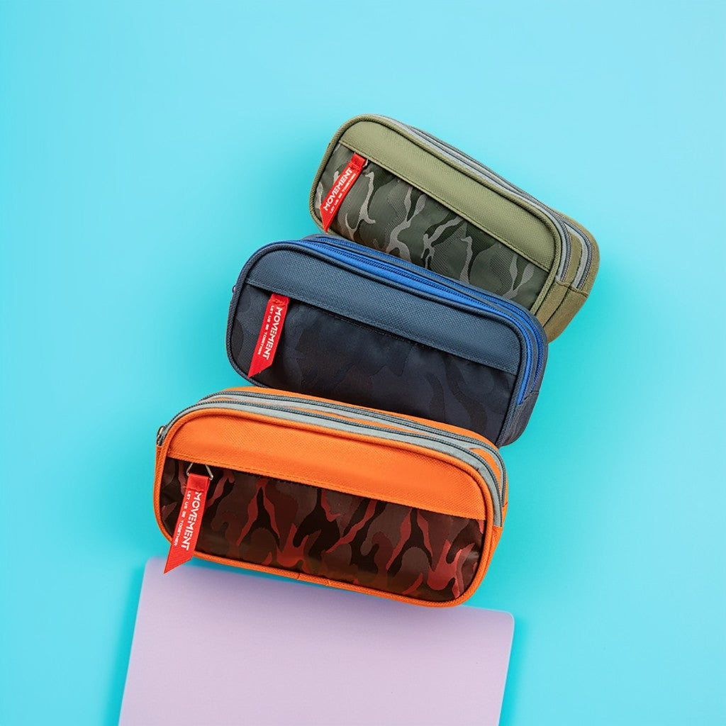 Boys’ Dual-Compartment Pencil Case