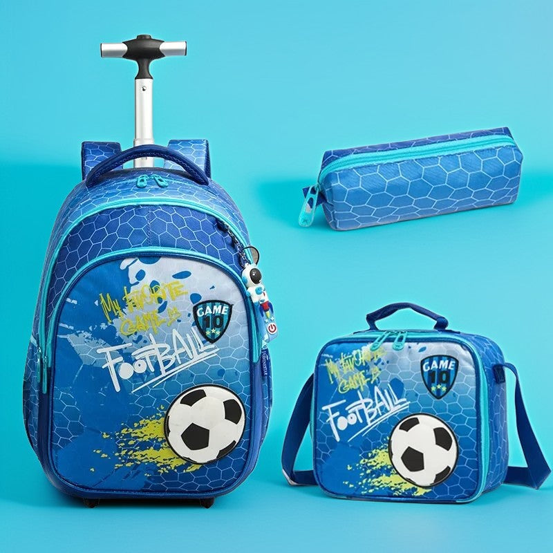 Boys’ Wheeled School Bag