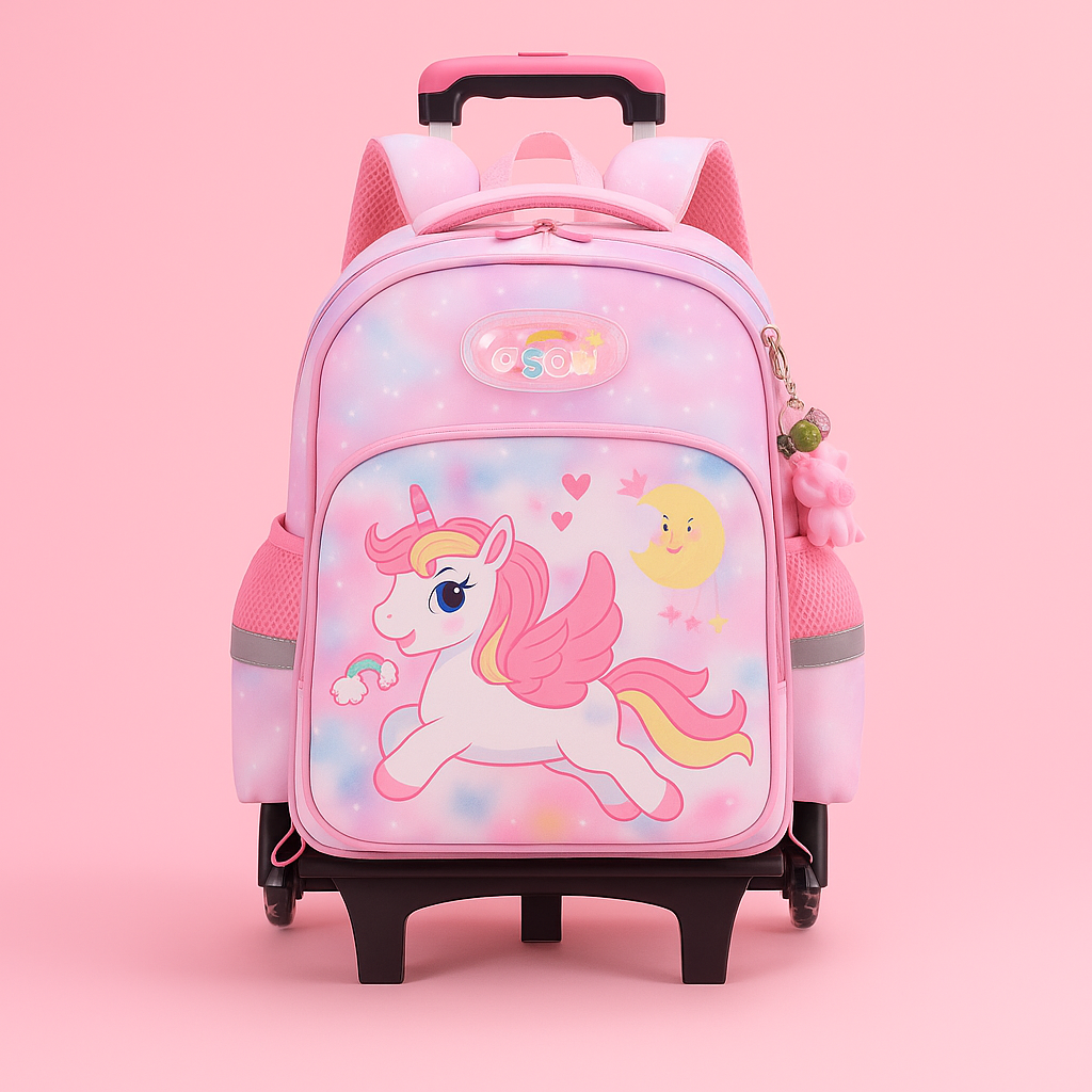 Girls’ Rolling Backpack