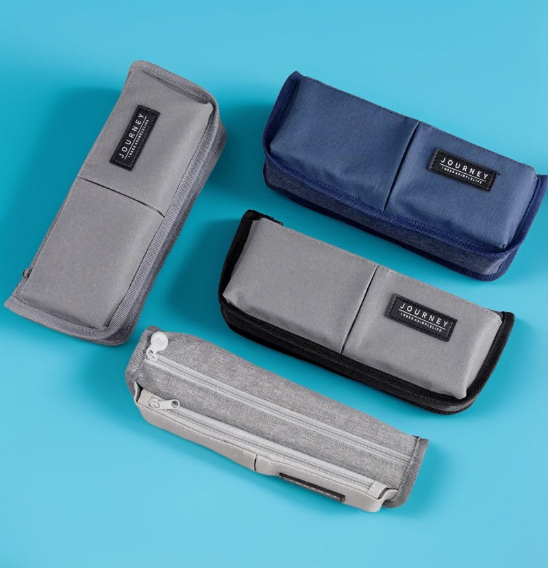 Boys’ Double-Compartment Pencil Case