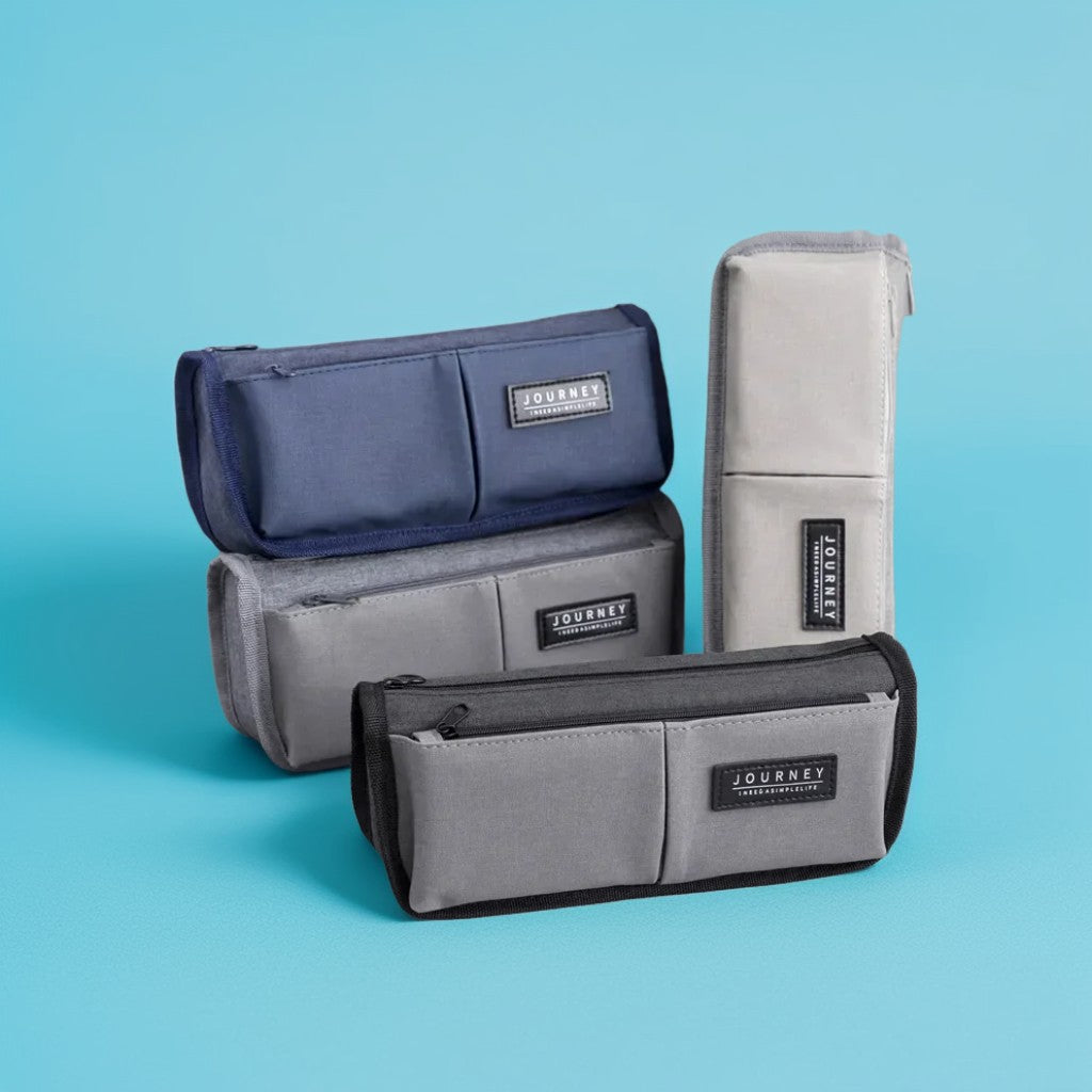Boys’ Double-Compartment Pencil Case