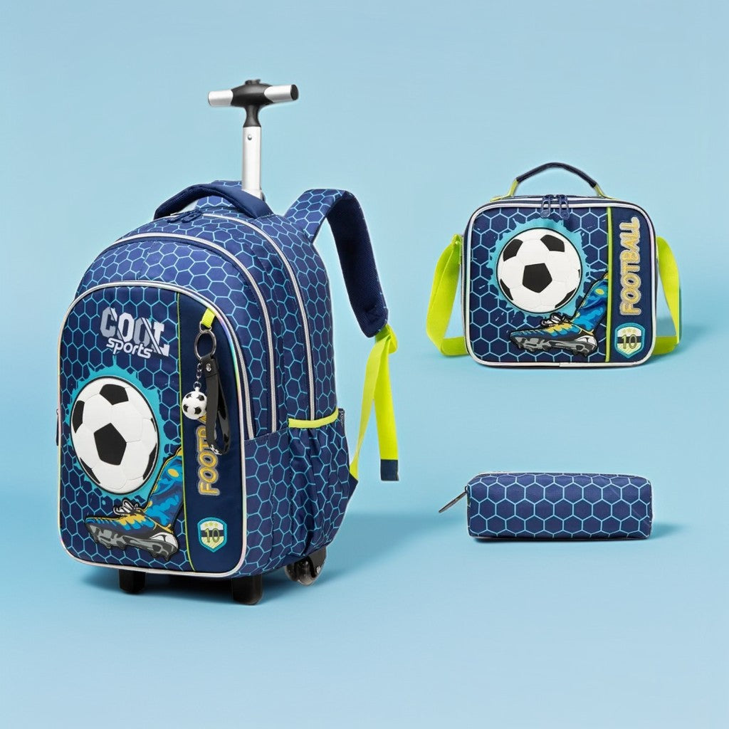 Boys’ Rolling School Bag