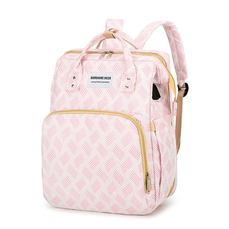 Diaper Bag with Bed