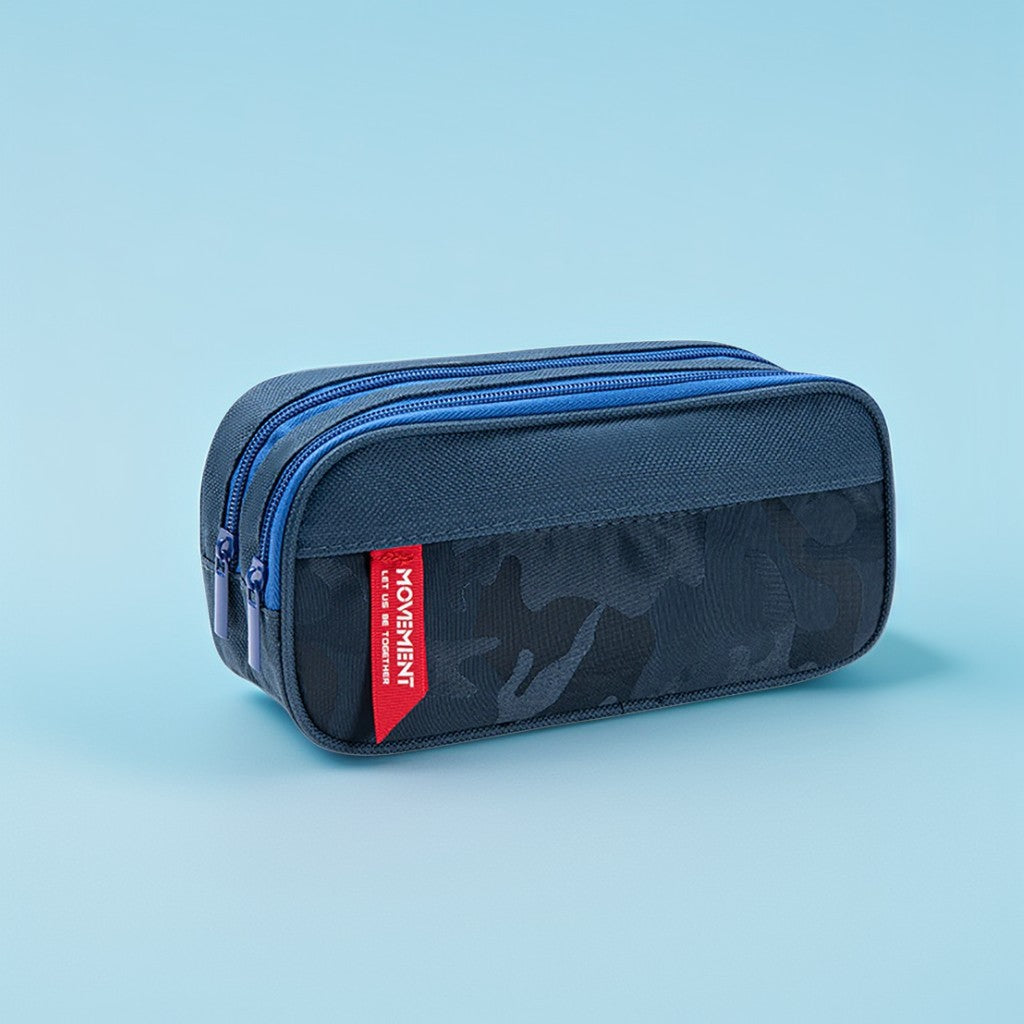 Boys’ Dual-Compartment Pencil Case
