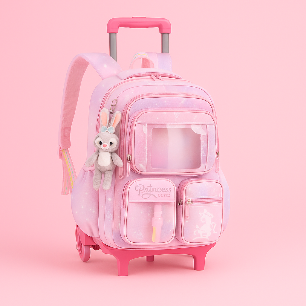 Girls’ Wheeled Backpack