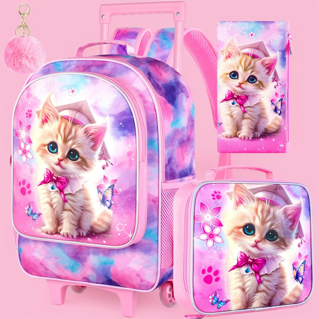 Girls’ Grade 1 Rolling School Bag